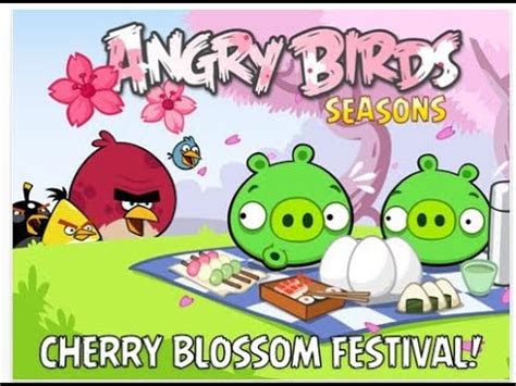 Angry Birds Seasons Cherry Blossom YouTube