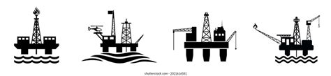 3439 Offshore Rig Icon Images Stock Photos And Vectors Shutterstock