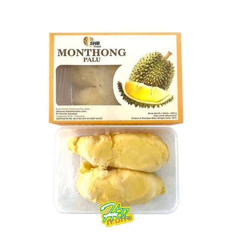 Jual Durian Monthong Palu Frozen Shb Gram Shopee Indonesia