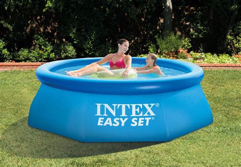 Intex 8ft X 30in Easy Set Inflatable Above Ground Summer Swimming Pool