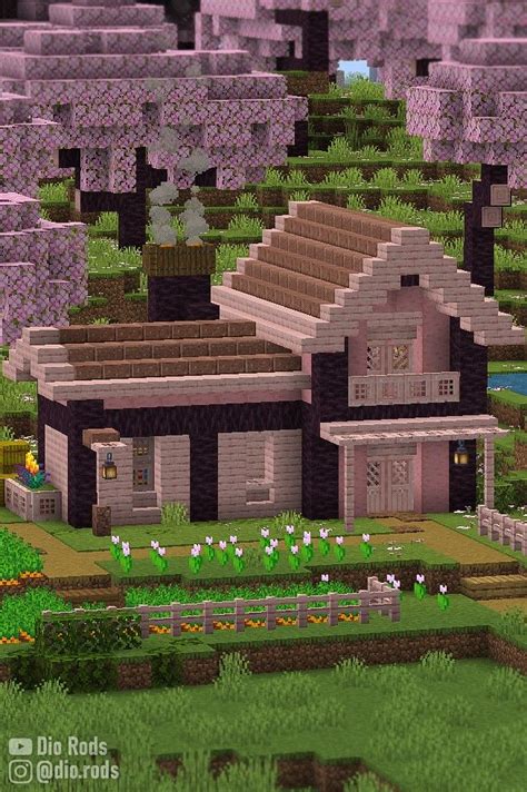 Minecraft | Cherry Blossom Starter House