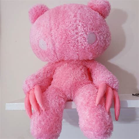 Pink Gloomy Bear Big Abstraction Plush Chax Depop