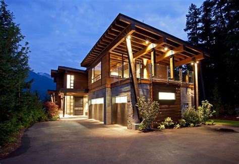 mountain home exterior design - Viahouse.Com