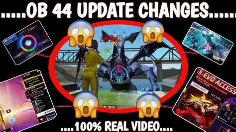 Ob Update Changes Free Fire New Update Changes Free Fire New