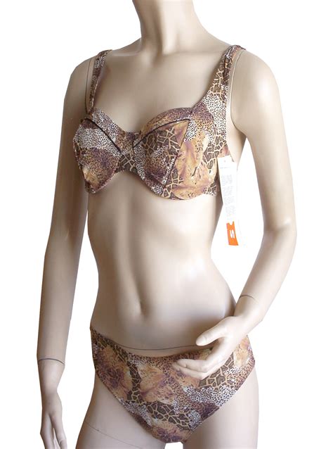 Bügel Bikini von Solar Tan Thru durchbräunend C Cup oder D Cup Blüten