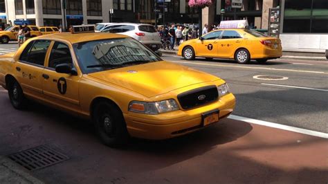 The Elusive Nypd Yellow Taxi Cab Unit Conducting Traffic Stop On W