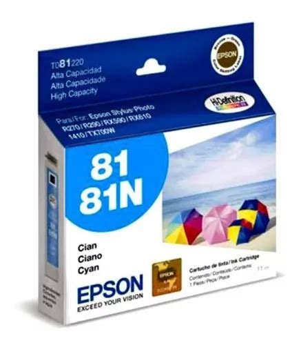 Cartucho Original Epson 81n T081220 Cian R290 1430w MercadoLibre