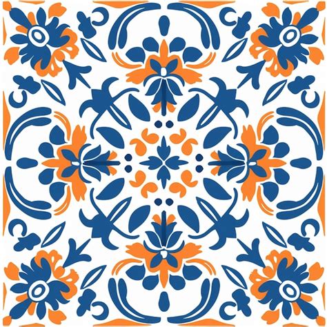 Premium Photo Vector Hand Drawn Persian Carpet Pattern