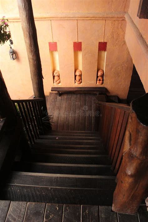 Wooden Stairs Stock Image Image Of Coffee Wooden Fisherman 49339227