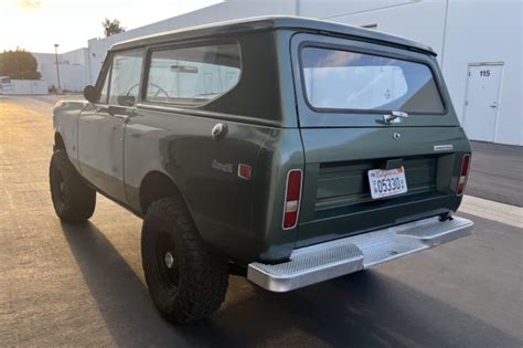 1972 International Harvester Scout Ii Traveltop 4x4 4 Speed For Sale On