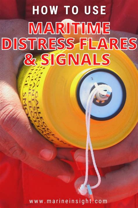 How To Use Maritime Distress Flares Signals Pyrotechnics Artofit