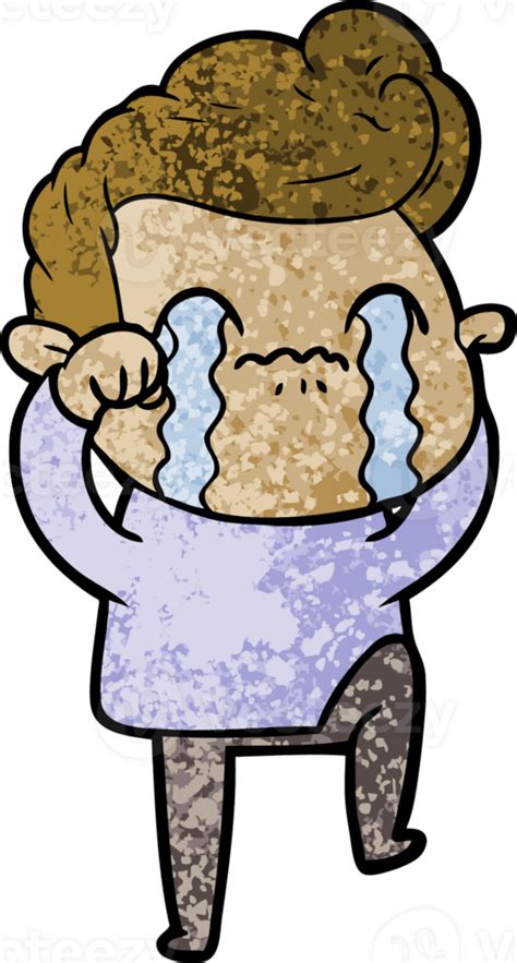 Cartoon Man Crying 45189655 Png