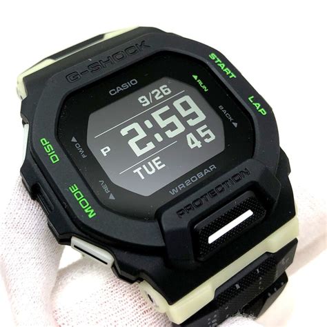 G Shock Casio Gbd 200Lm 1Jf G Squad G Squad Black Digital Quartz Sports