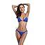 Shekini Women S Push Up Padded Triangle Top Tie Side Bottom Bikini Swimwear Amazon Au
