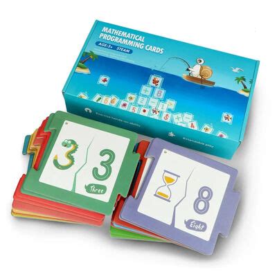 Robobloq Qobo Matematik Kartları Math Cards Sayı Sayma Rakamları