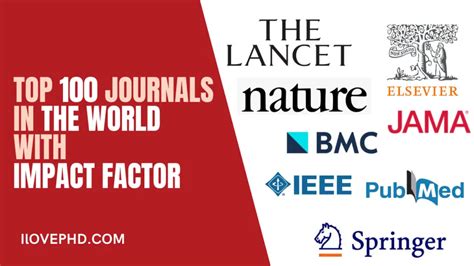 Top 100 Journals In The World With Highest Impact Factor 2022 ILovePhD