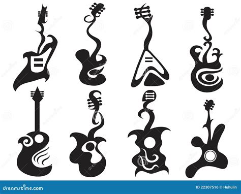 Guitarra Abstracta Ilustraci N Del Vector Ilustraci N De Icono