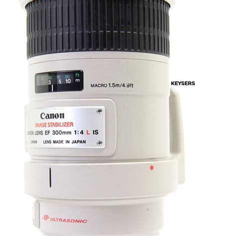 Used Canon Ef 300mm F4 L Is Usm Lens Keysers