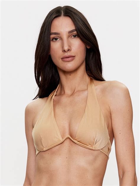 Guess Góra od bikini E3GJ14 KBNI0 Brązowy Modivo pl