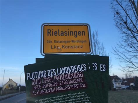 Asylflut Stoppen Flugblattverteilung In Rielasingen Nationale Partei