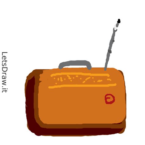how to draw a radio