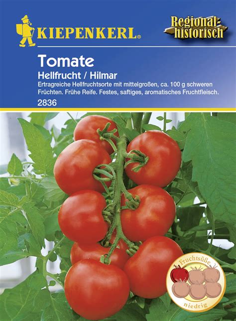 Kiepenkerl Tomate Hellfrucht Hilmar Solanum Lycopersicum Inhalt