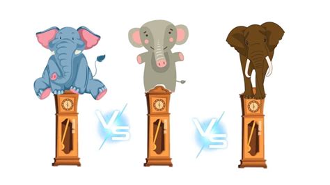 WHOSE CLOCK BREAK FIRST ELEPHANT VS ELEPHANT VS ELEPHANT OHHH NO