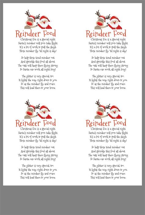 11 Best Reindeer Food Poem Printable Labels Pdf For Free At Artofit