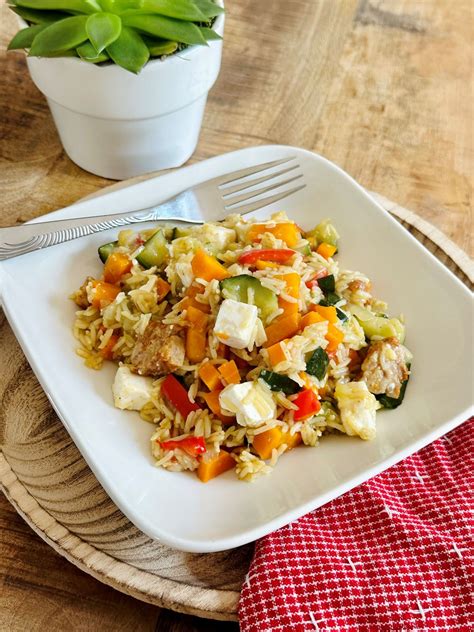 Riz aux légumes et feta recette Cookeo