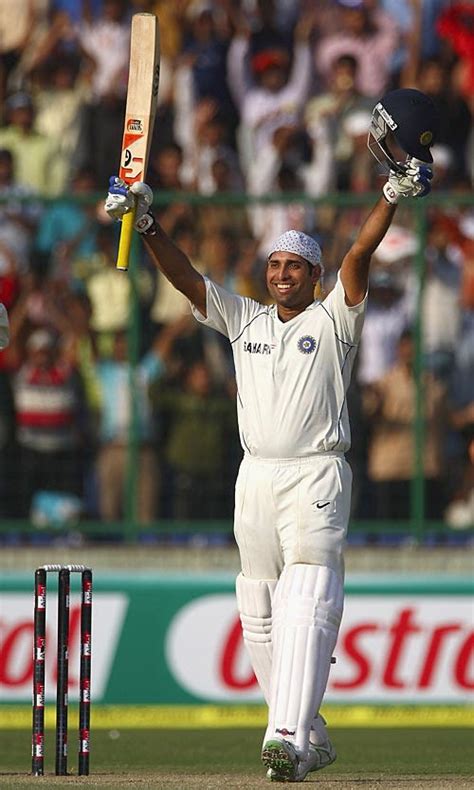 VVS Laxman celebrates his double century | ESPNcricinfo.com