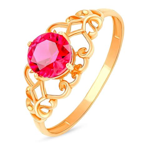 585GOLD Кольцо Золото красное 375 пробы - купить с доставкой по ...