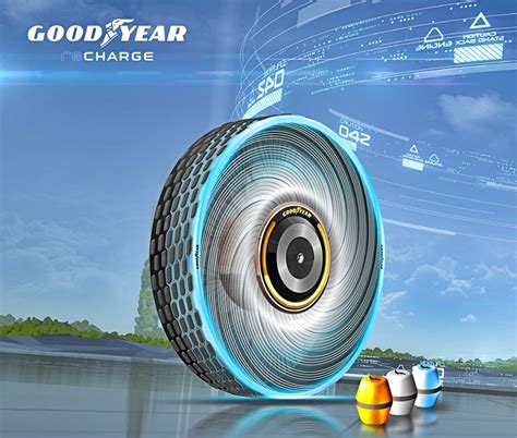 Goodyear Recharge Tyre Creates Its Own Treads When Needed W Video