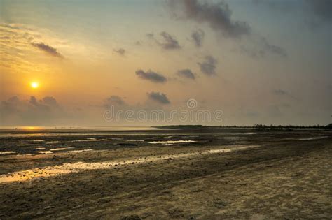 Landscape of Bakkhali Sea Shore Stock Image - Image of calm, clouds ...