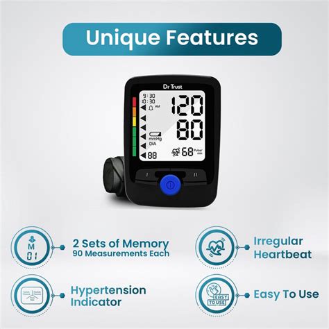 Dr Trust Usa Blood Pressure Icheck Max Bp Monitor Arm Type 120