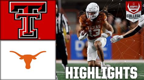 Texas Tech Red Raiders vs. Texas Longhorns | Full Game Highlights - YouTube