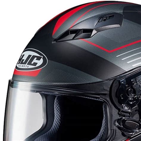 Capacete HJC CS 15 Trion Vermelho Grid Motors