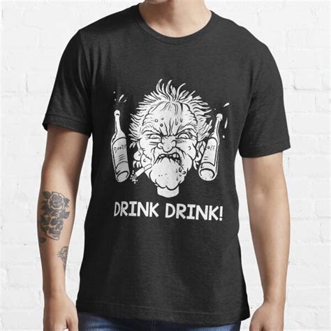 White And Black Father Arts Design Ted Sitcom Drink Drink T Shirt