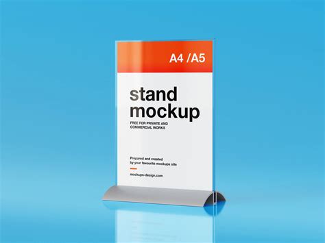 Free Desk Table Menu Stand Mockup Psd Files Good Mockups