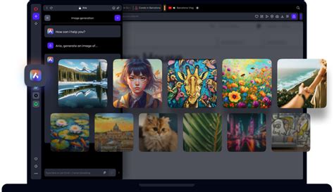 Aria AI 图像生成器 免费在线文本到图像 AI Opera