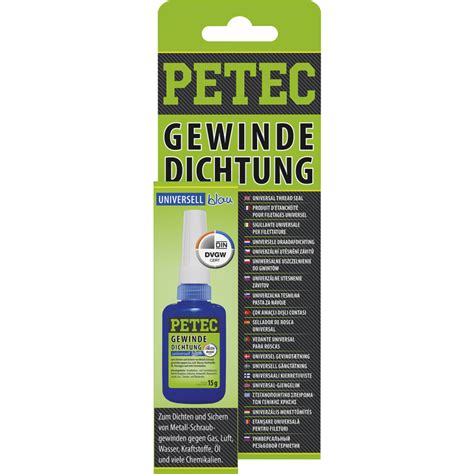 Petec Gewindedichtung Blau G Flasche Sb Karte