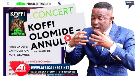 DENIS LESSIE A BIMISI BA VÉRITÉS SUR L ANNULATION DU CONCERT DE KOFFI