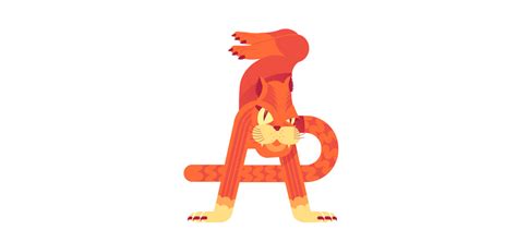 Cat gymnastics - NYBULL is a creative collective. We love stylized shapes, yummy colors & insane ...