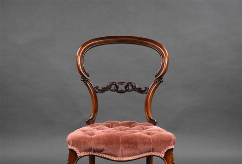 Set Six Victorian Rosewood Dining Chairs Sellingantiques Co Uk