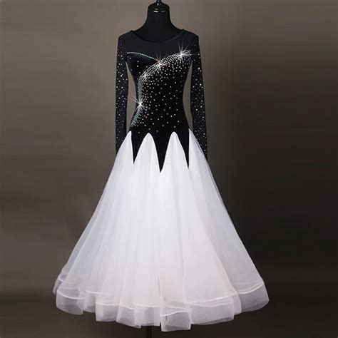 sequins ballroom dance dresses standard ballroom dancing clothes ...