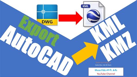 How To Export DWG File To KML KMZ Export Centerline Data To KML KMZ