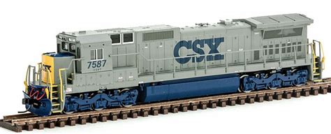 Atlas - GE Dash 8-40C w/DCC - Master(R) - CSX #7587 (YG, gray, blue ...