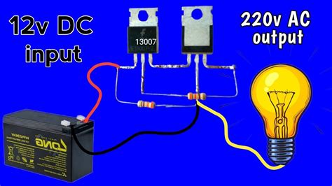 Simple Inverter 12v Dc To 220v Ac Converter Project For Car Home Artofit