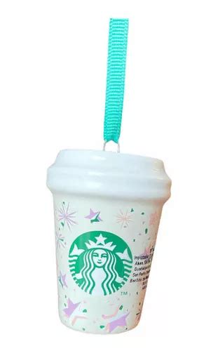 Starbucks Vaso Navidad Cer Mica Adorno Rbol Ornamento Env O Gratis