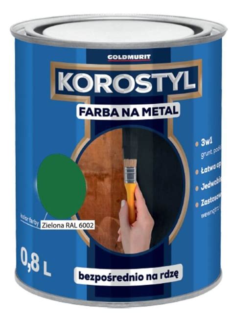 Farba Na Metal W Korostyl Zielony Ral L Goldmurit Goldmurit