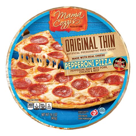 Aldi Mama Cozzis Pizza Kitchen Thin Crust Pepperoni Pizza Same Day